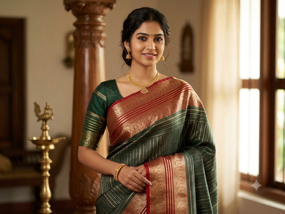 Kanchi Mix Silk Saree