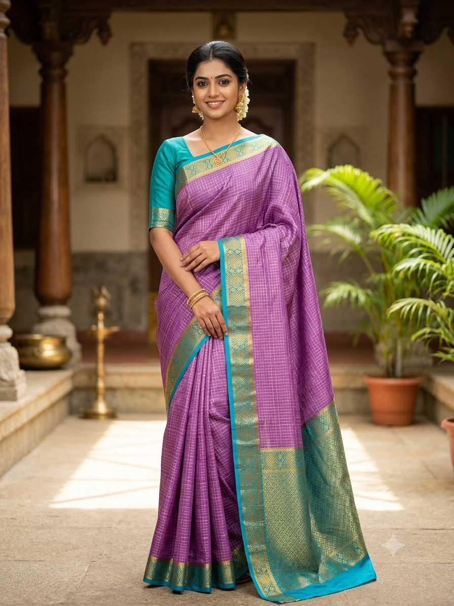Pure Mysore Silk Saree.