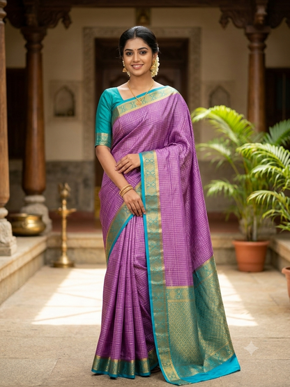 Pure Mysore Silk Saree.