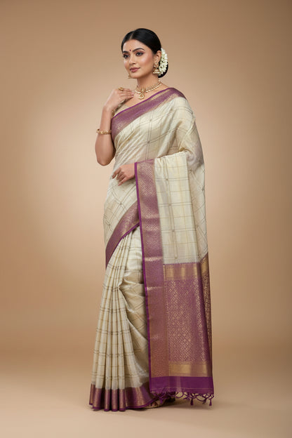 Pure Mysore Silk Saree.