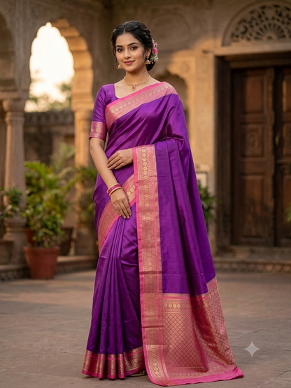 Pure Mysore Silk Saree.