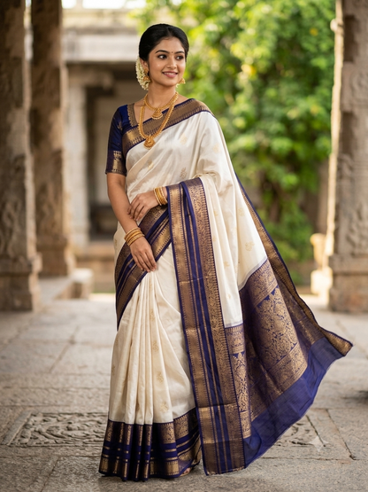Kanchi Mix Silk Saree