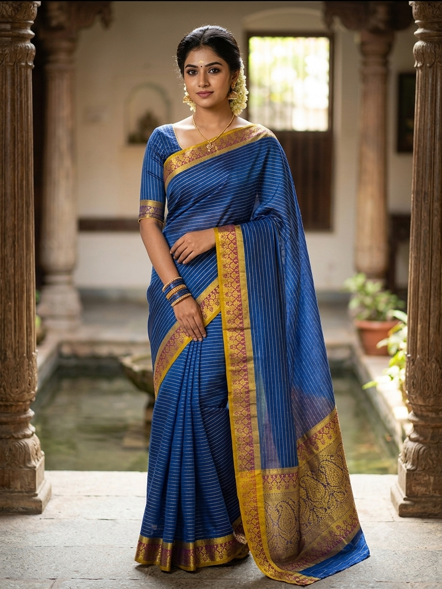 Pure Cotton Silk Saree