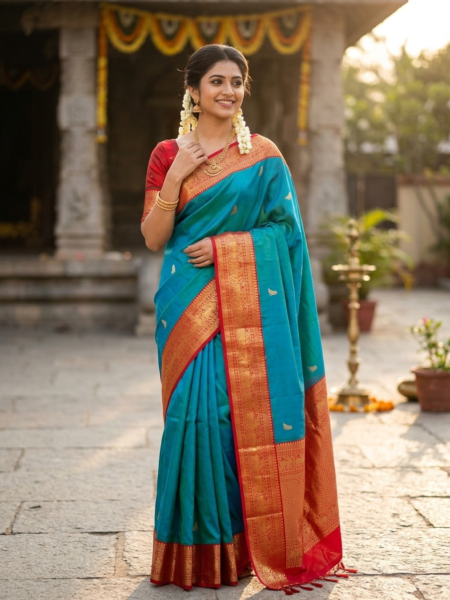 Pure Kanchipuram Silk Saree