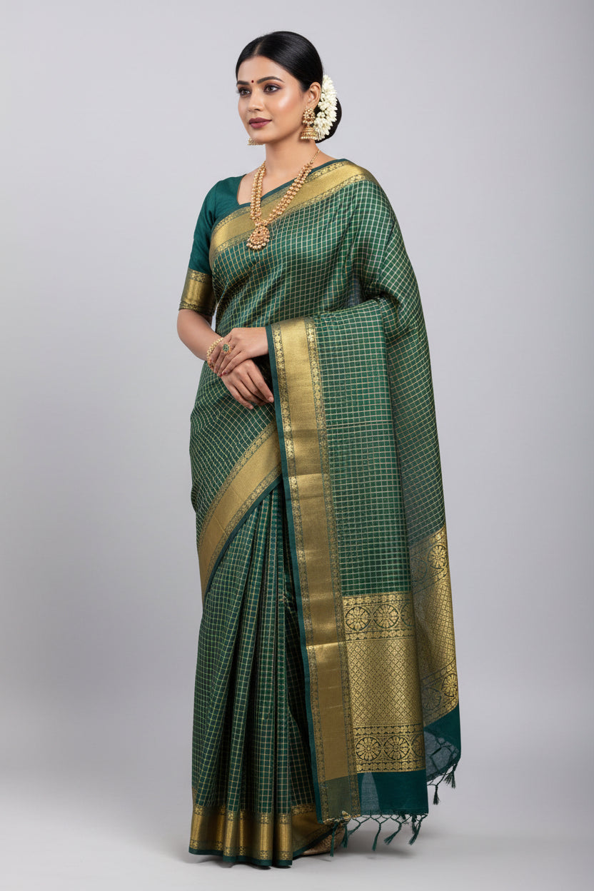 Pure Cotton Silk Saree