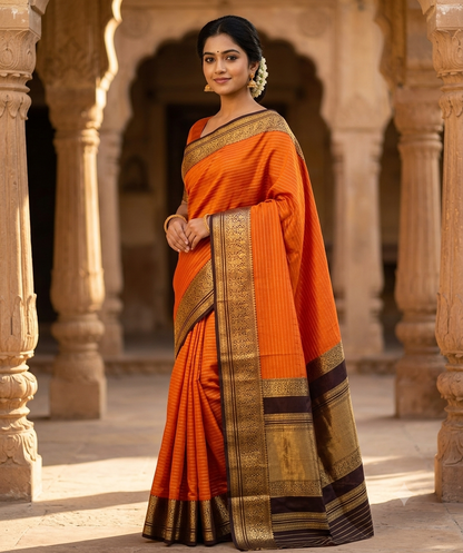 Pure Mysore Silk Saree.
