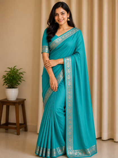 Artificial / Mix Crape Sarees