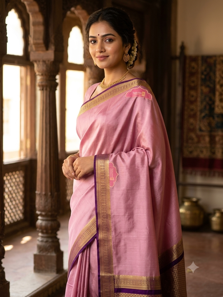 Pure Mysore Silk Saree ( 60 Grams )