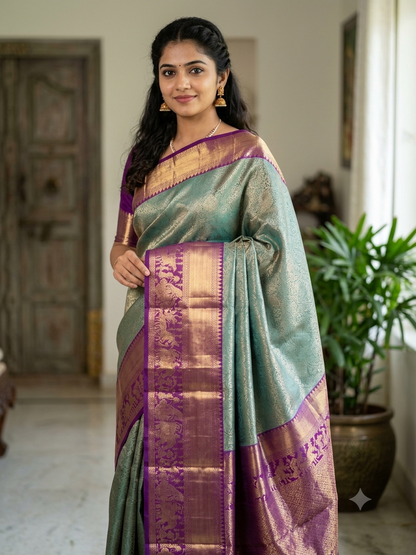 Pure Kanchipuram Silk Saree