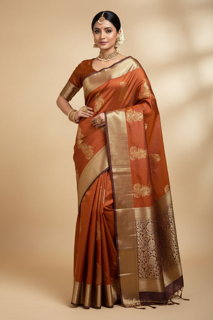 Kanchi Mix Silk Saree