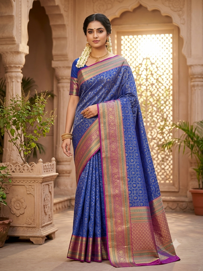 Kanchi Mix Silk Saree