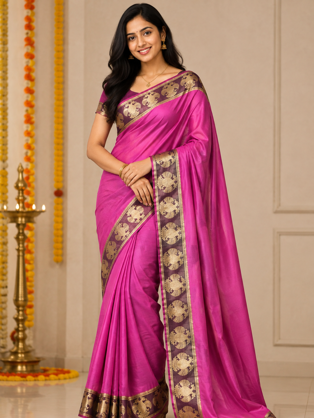 Artificial / Mix Crape Sarees