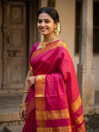 Pure Cotton Silk Saree