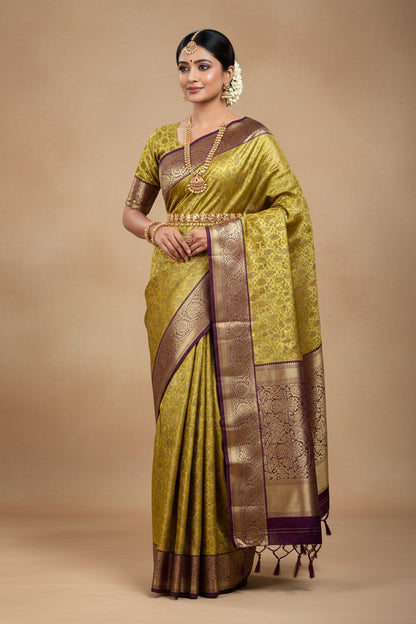 Kanchi Mix Silk Saree