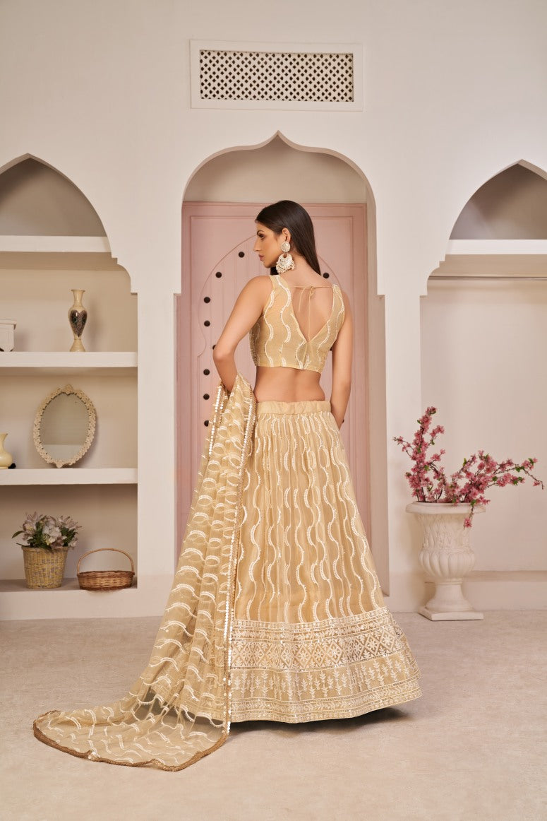 Latest Semi Stitched Lehenga Choli With Dupatta.