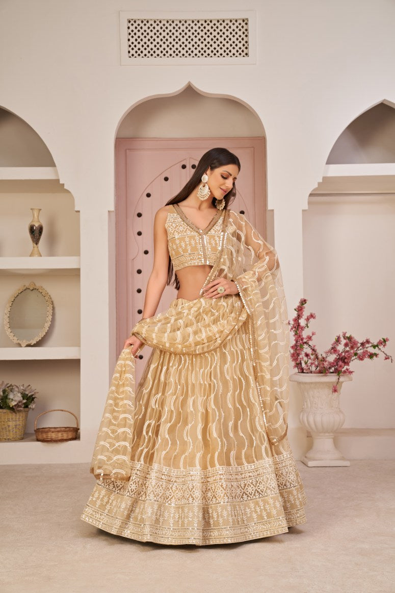 Latest Semi Stitched Lehenga Choli With Dupatta.
