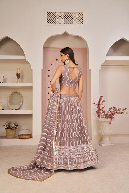Latest Semi Stitched Lehenga Choli With Dupatta.