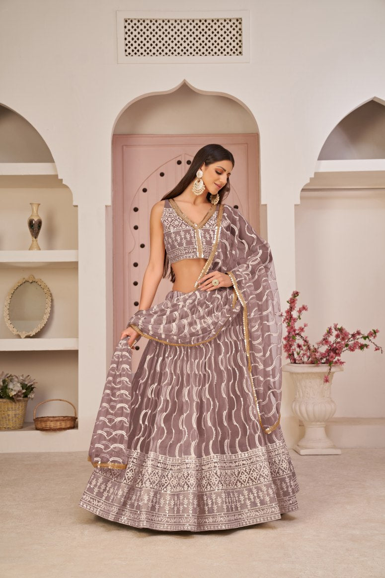 Latest Semi Stitched Lehenga Choli With Dupatta.