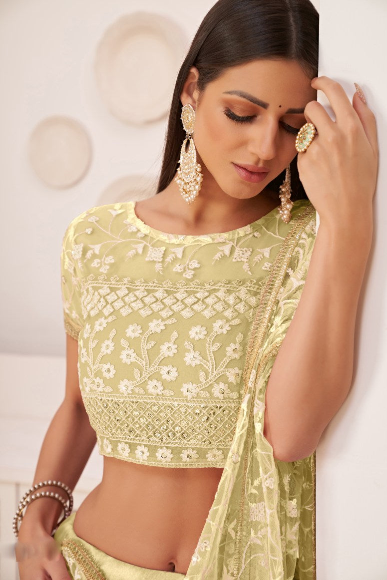 Latest Semi Stitched Lehenga Choli With Dupatta.