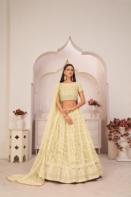 Latest Semi Stitched Lehenga Choli With Dupatta.