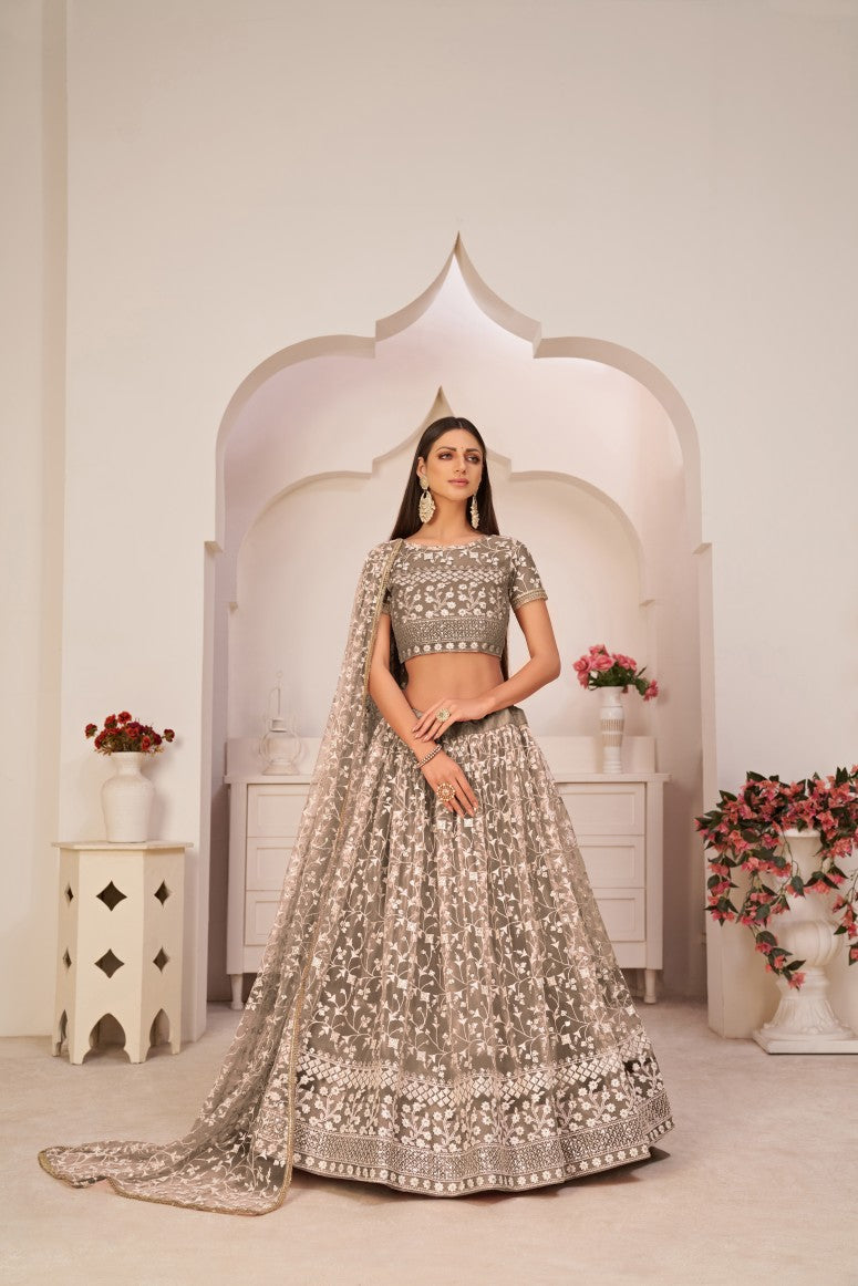 Latest Semi Stitched Lehenga Choli With Dupatta.