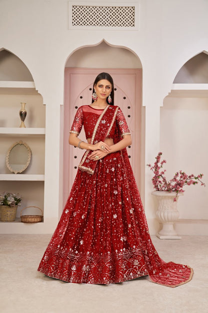 Latest Semi Stitched Lehenga Choli With Dupatta.