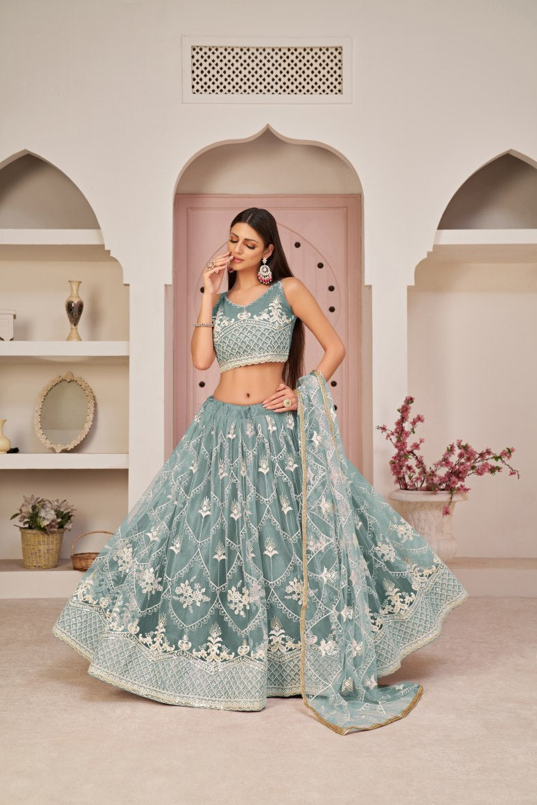 Latest Semi Stitched Lehenga Choli With Dupatta.
