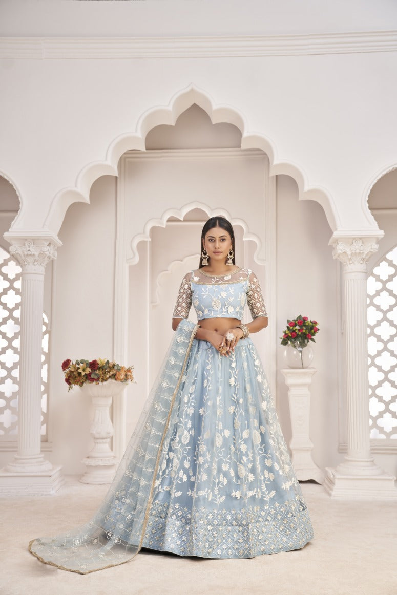 Latest Semi Stitched Lehenga Choli With Dupatta.