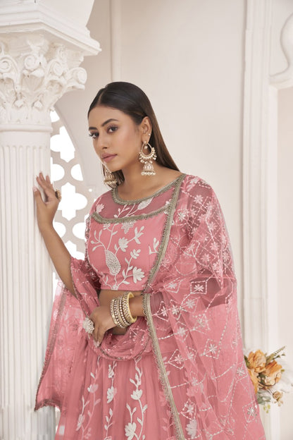 Latest Semi Stitched Lehenga Choli With Dupatta.