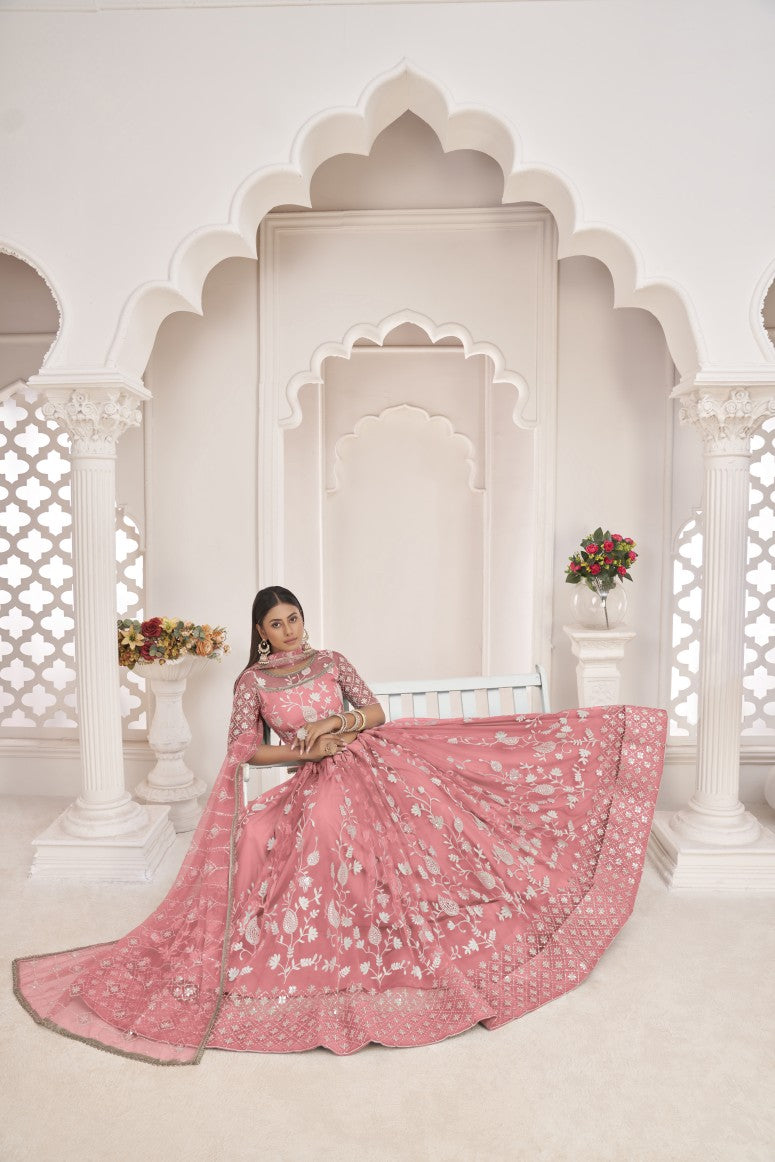 Latest Semi Stitched Lehenga Choli With Dupatta.