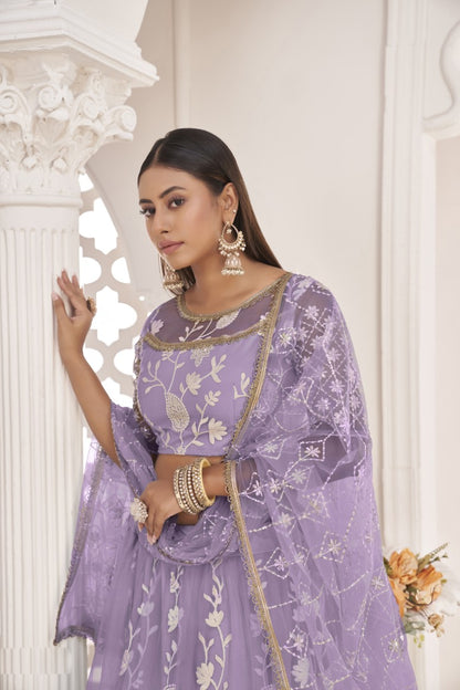 Latest Semi Stitched Lehenga Choli With Dupatta.