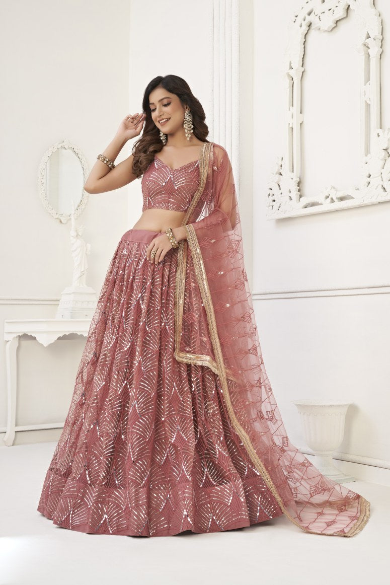 Latest Semi Stitched Lehenga Choli With Dupatta.