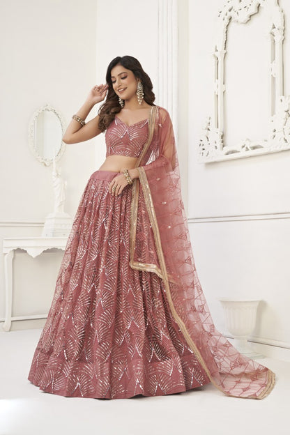 Latest Semi Stitched Lehenga Choli With Dupatta.