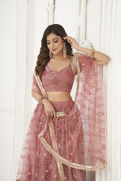 Latest Semi Stitched Lehenga Choli With Dupatta.