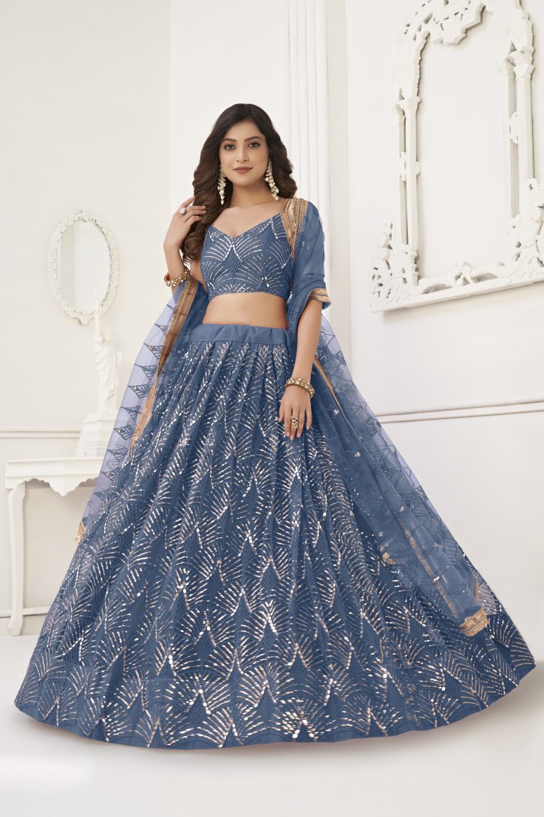 Latest Semi Stitched Lehenga Choli With Dupatta.