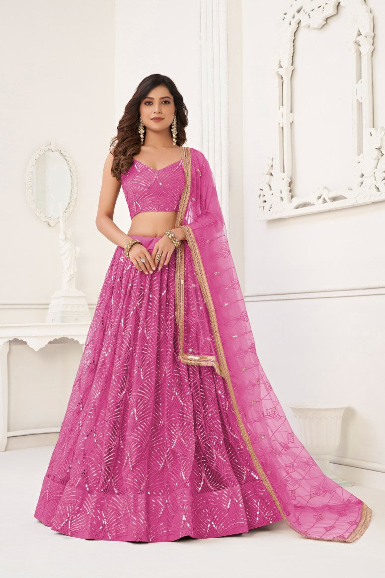 Latest Semi Stitched Lehenga Choli With Dupatta.