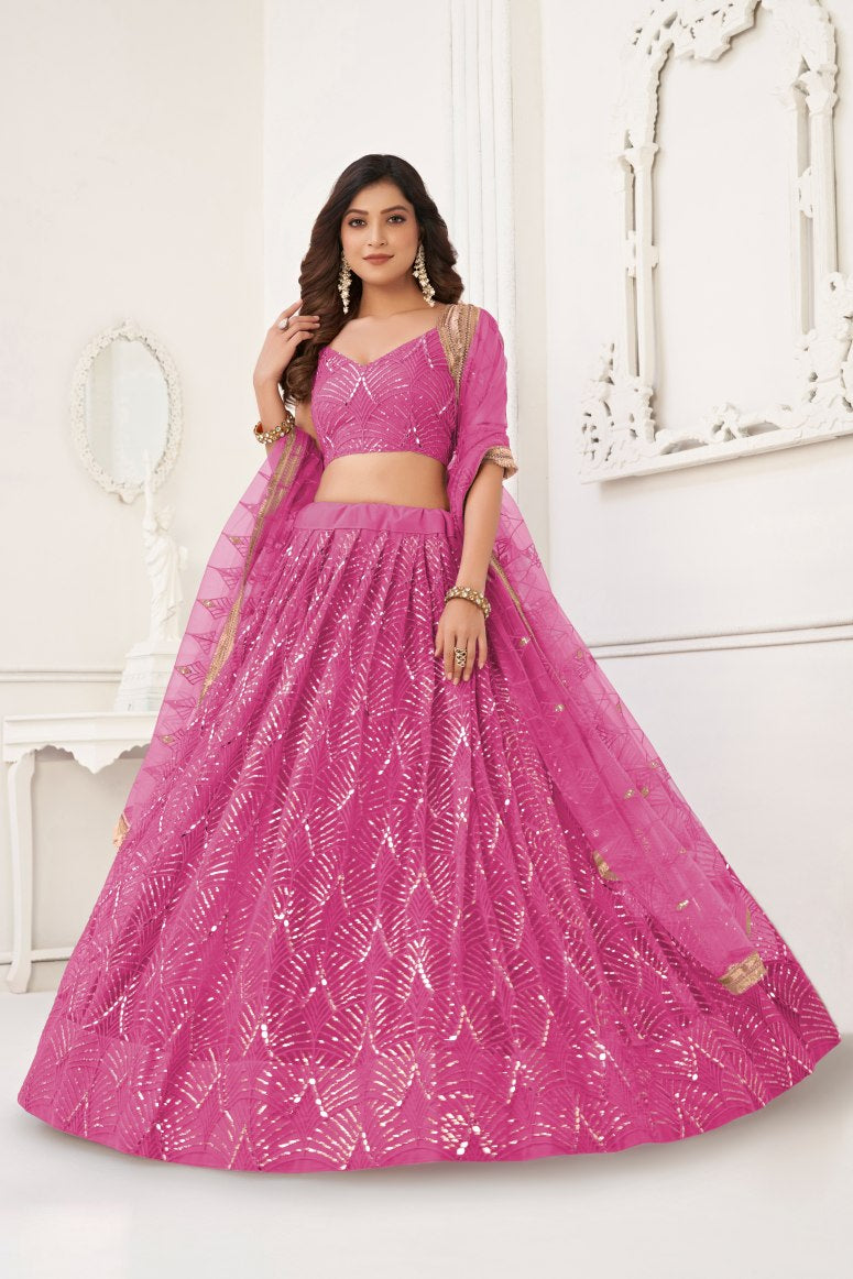 Latest Semi Stitched Lehenga Choli With Dupatta.