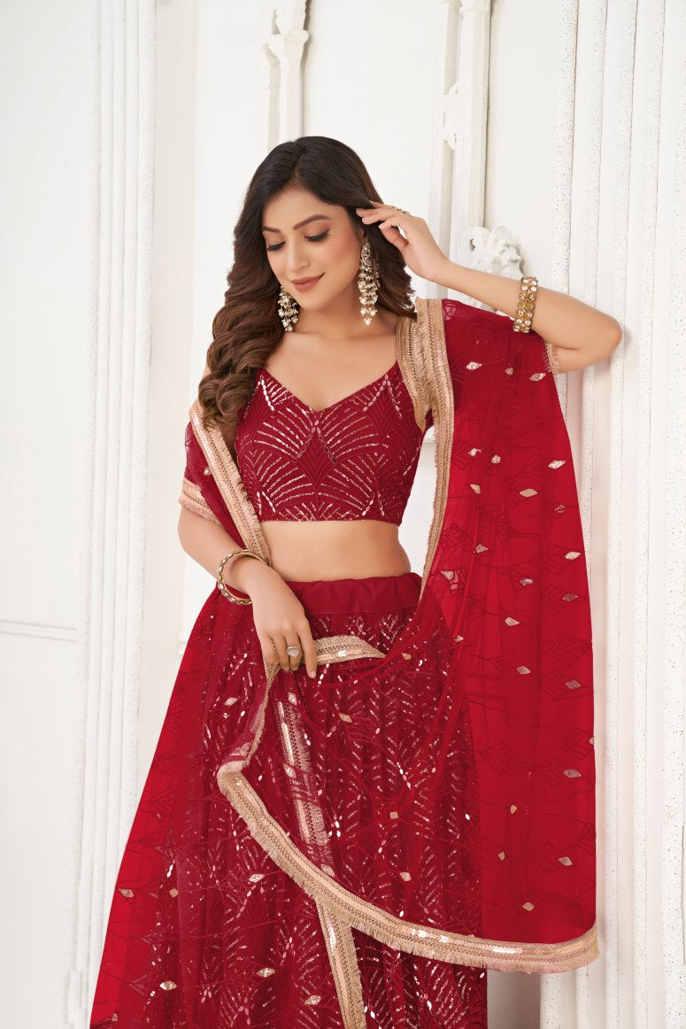Latest Semi Stitched Lehenga Choli With Dupatta.