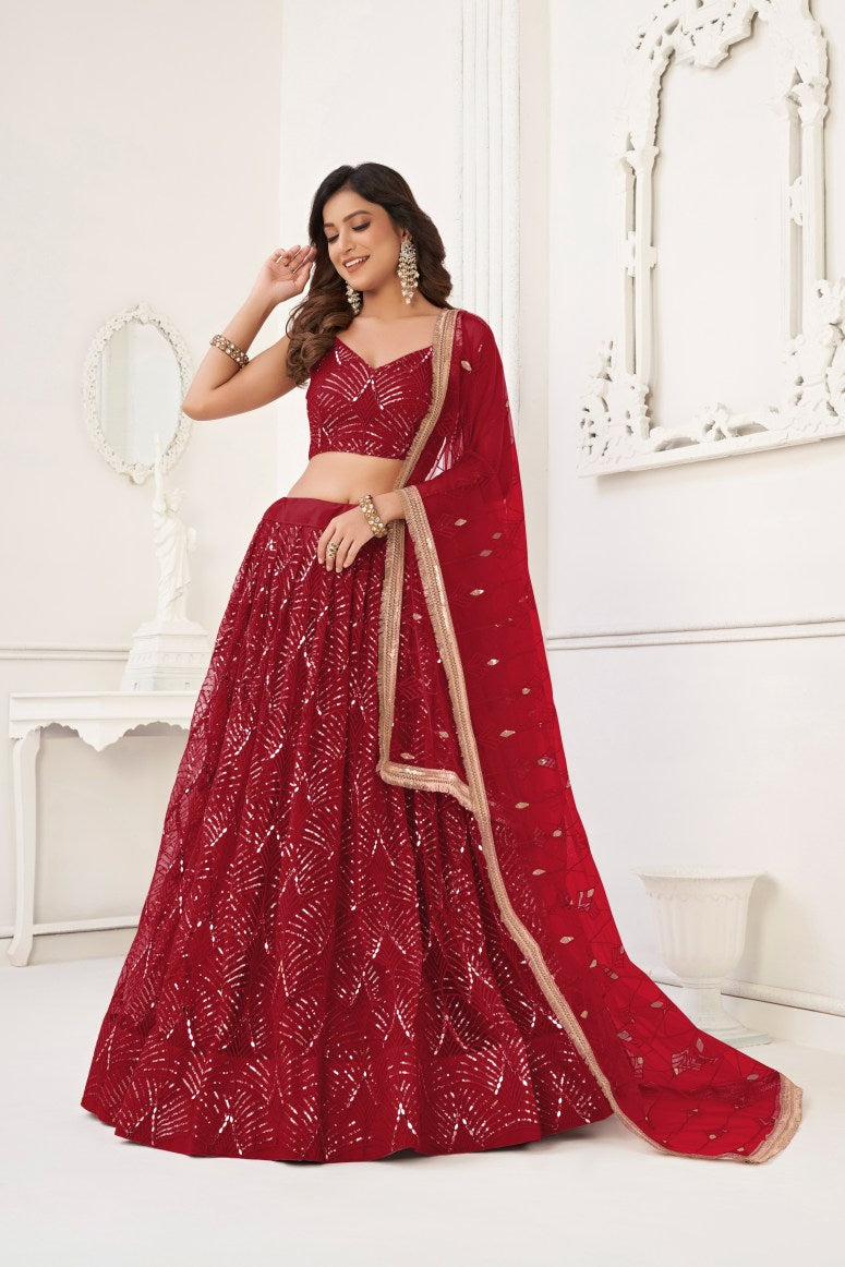 Latest Semi Stitched Lehenga Choli With Dupatta.