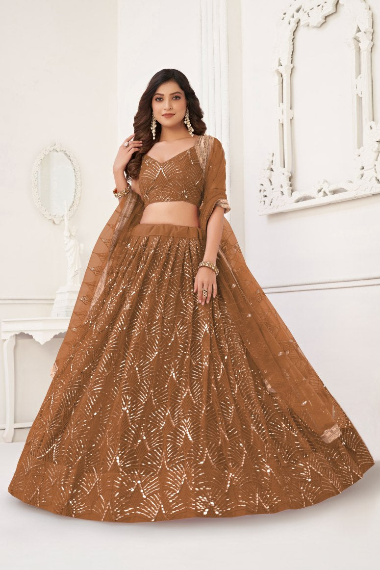 Latest Semi Stitched Lehenga Choli With Dupatta.