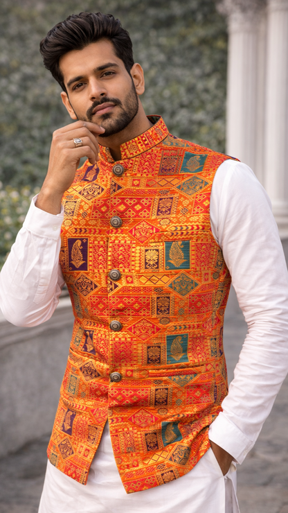 1 Piece Nehru WaistCoat's