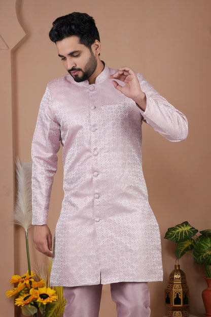 Traditional Indo Westren Kurta Set For Men