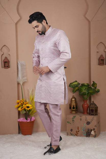Traditional Indo Westren Kurta Set For Men
