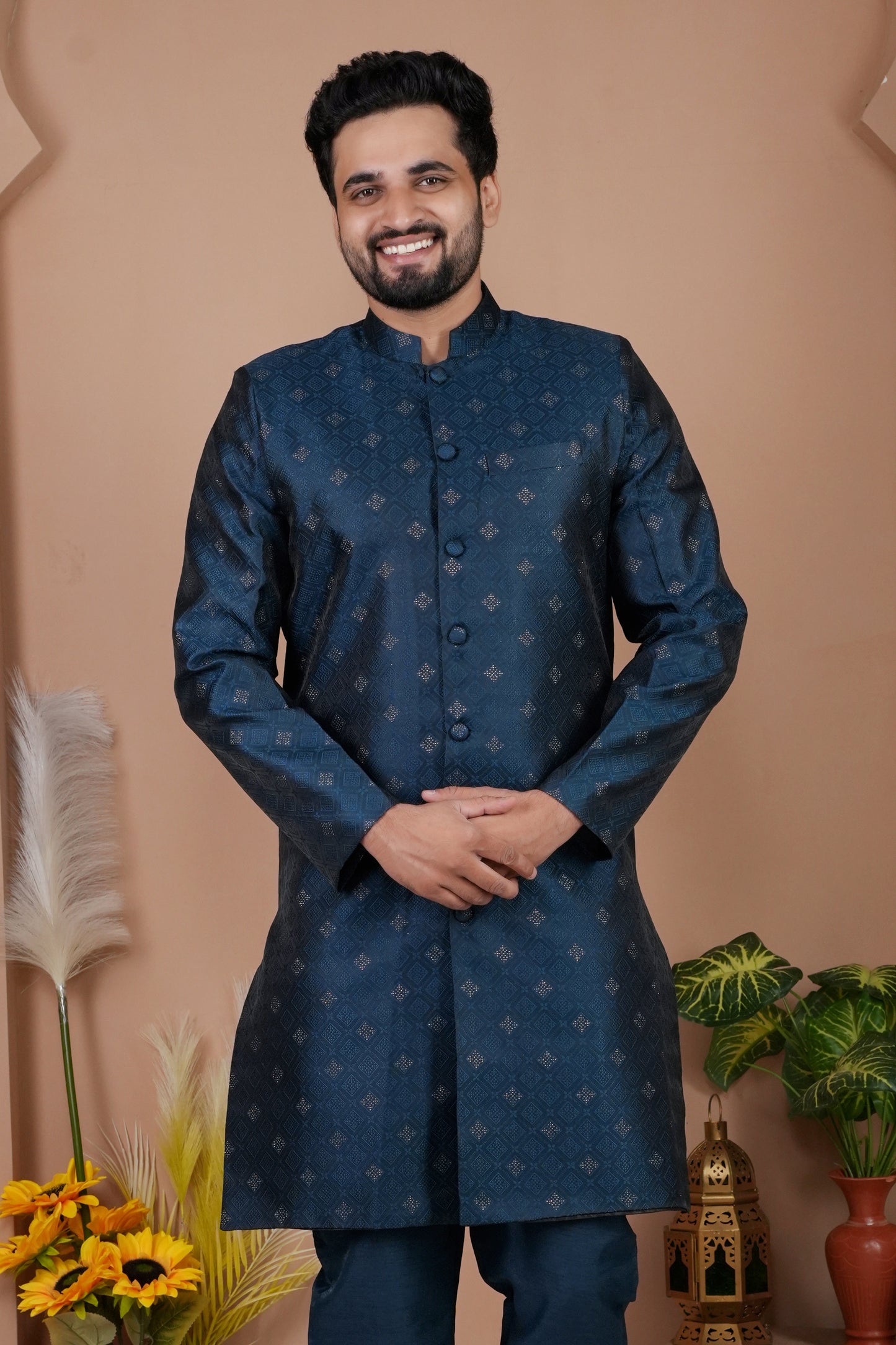 Traditional Indo Westren Kurta Set For Men