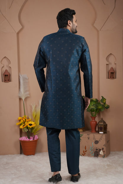 Traditional Indo Westren Kurta Set For Men