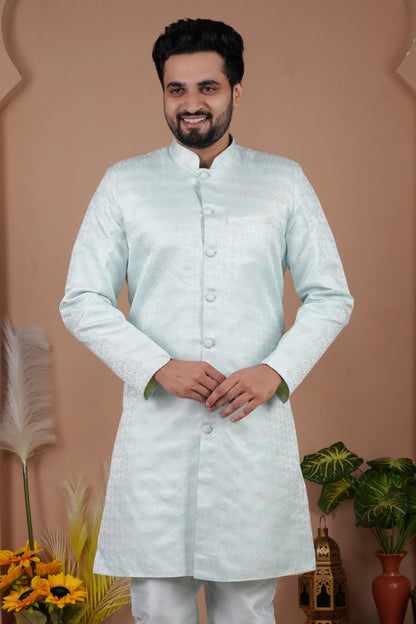 Traditional Indo Westren Kurta Set For Men