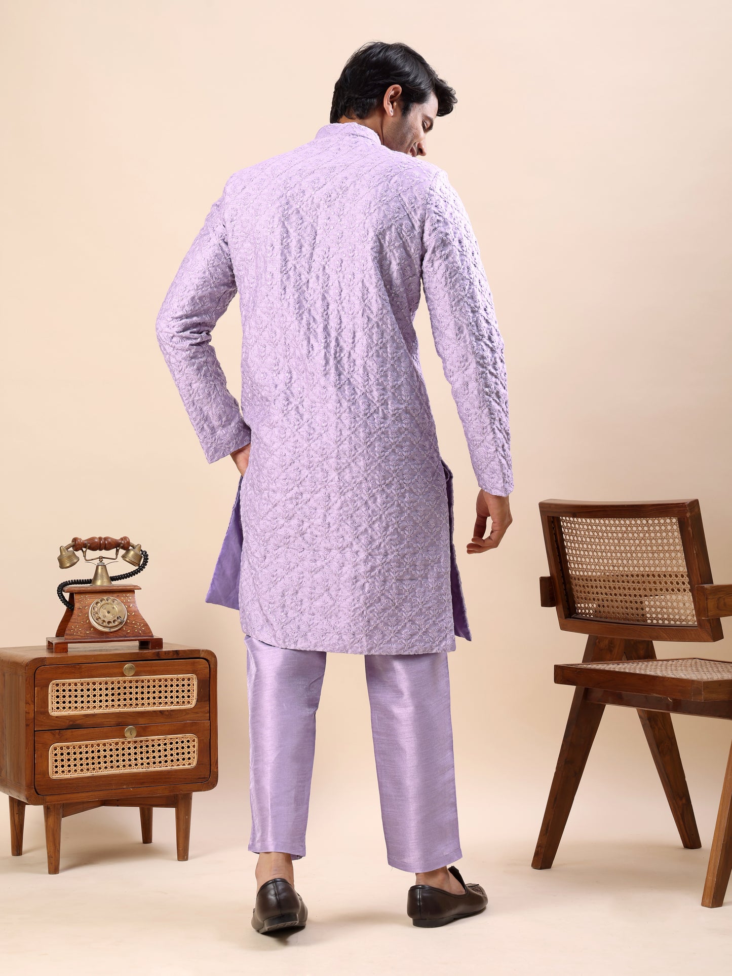 Traditional Indo Westren Kurta Set For Men