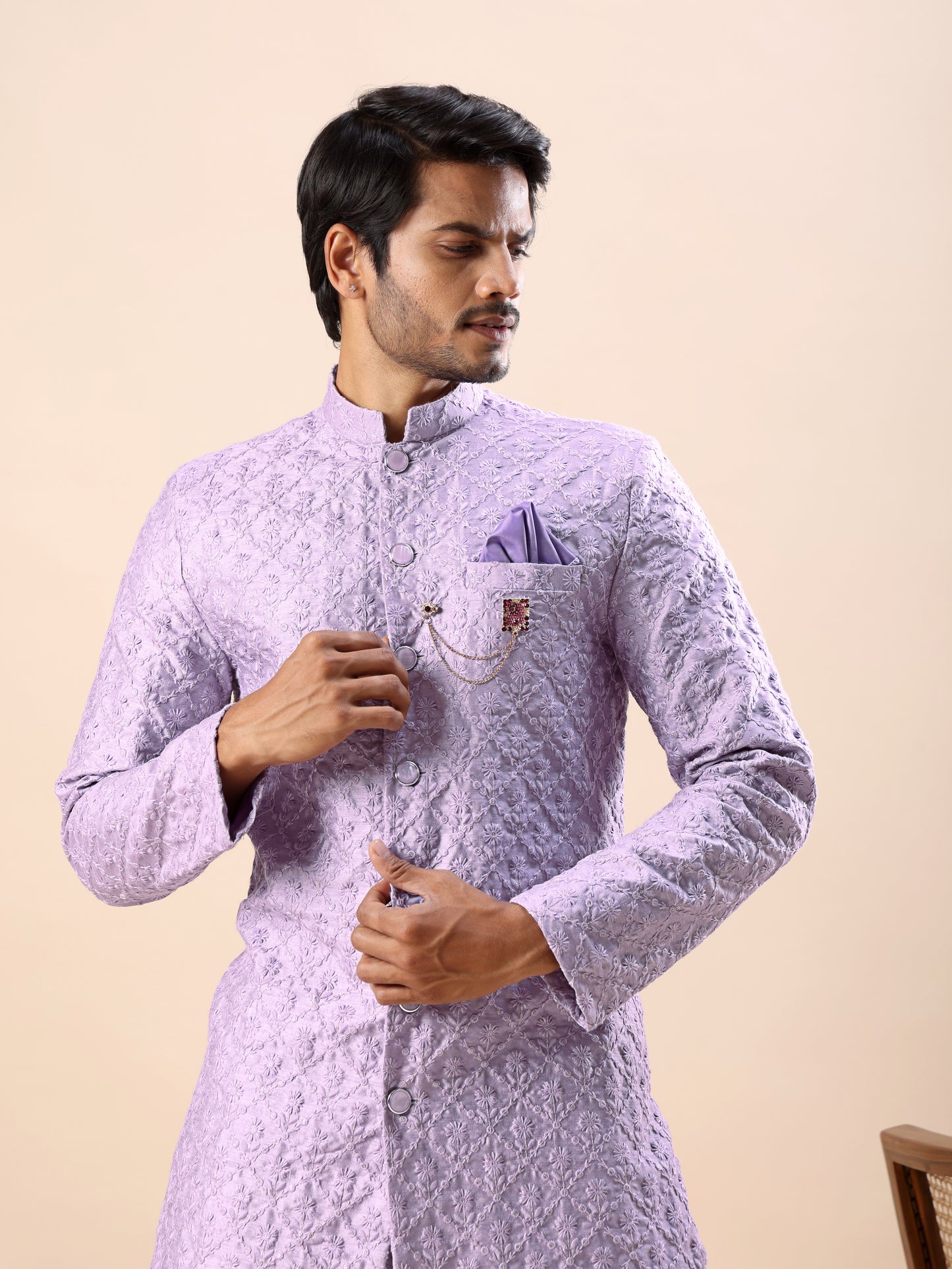 Traditional Indo Westren Kurta Set For Men