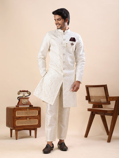 Traditional Indo Westren Kurta Set For Men