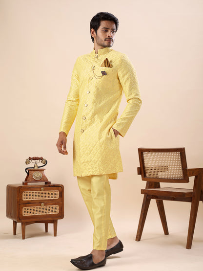 Traditional Indo Westren Kurta Set For Men